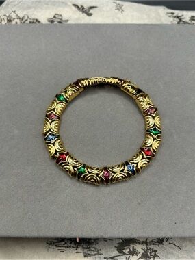 Joan Rivers Gold-Tone Multicolor Bracelet